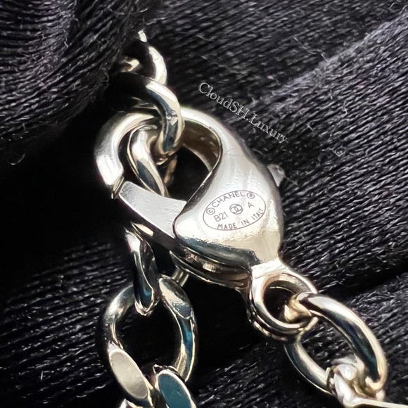 Auth Chanel 21A Crystal CC Logo Chain Belt w/ Gold Hardware - Picture 6 of 11